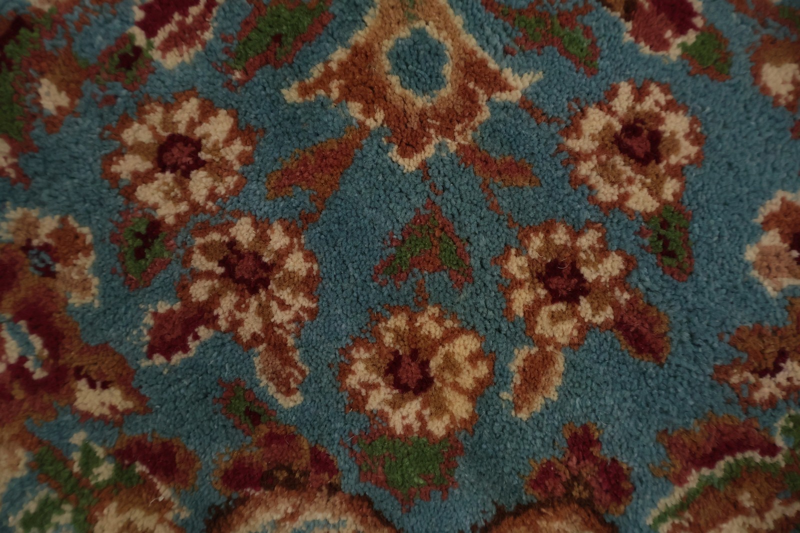 Classic Burgundy Palace Size Rug 12×16 Wool Hand-made Medallion Vintage Carpet