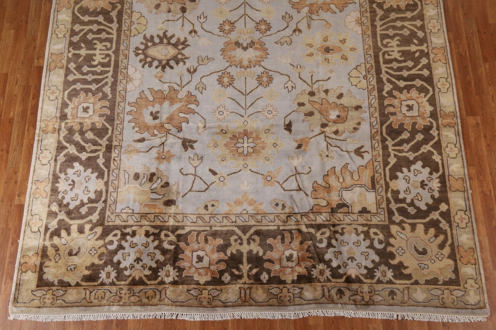 All-over Pattern Oushak Traditional Turkish Rug 9×12 Hand-knotted Wool