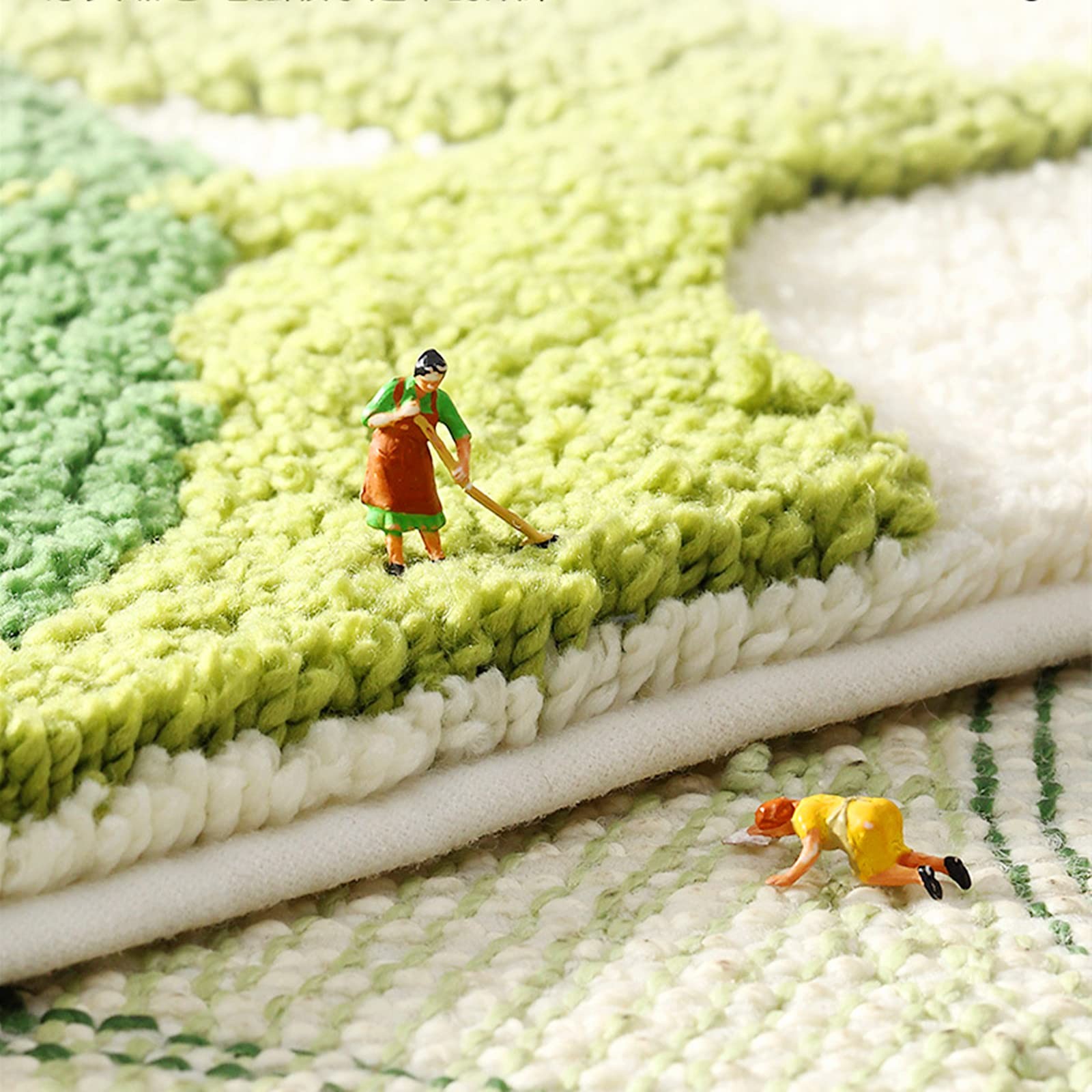 3D Grass Moss Rug Soft Shag Bathroom Rugs Living Room Rug Non Slip Washable R…