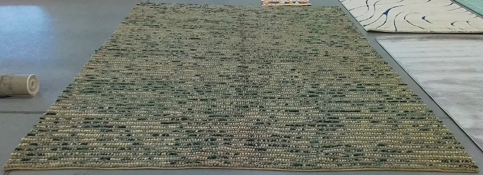 GREY / MULTI 9′-0″ x 12′-0″ Back Stain Rug, Reduced Price 1172766982 BOH525K-9
