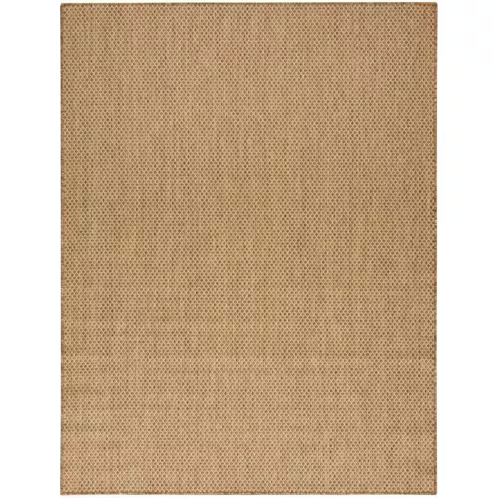 Courtyard Jute 8 Ft. X 10 Ft. All-Over Design Contemporary Area Rug