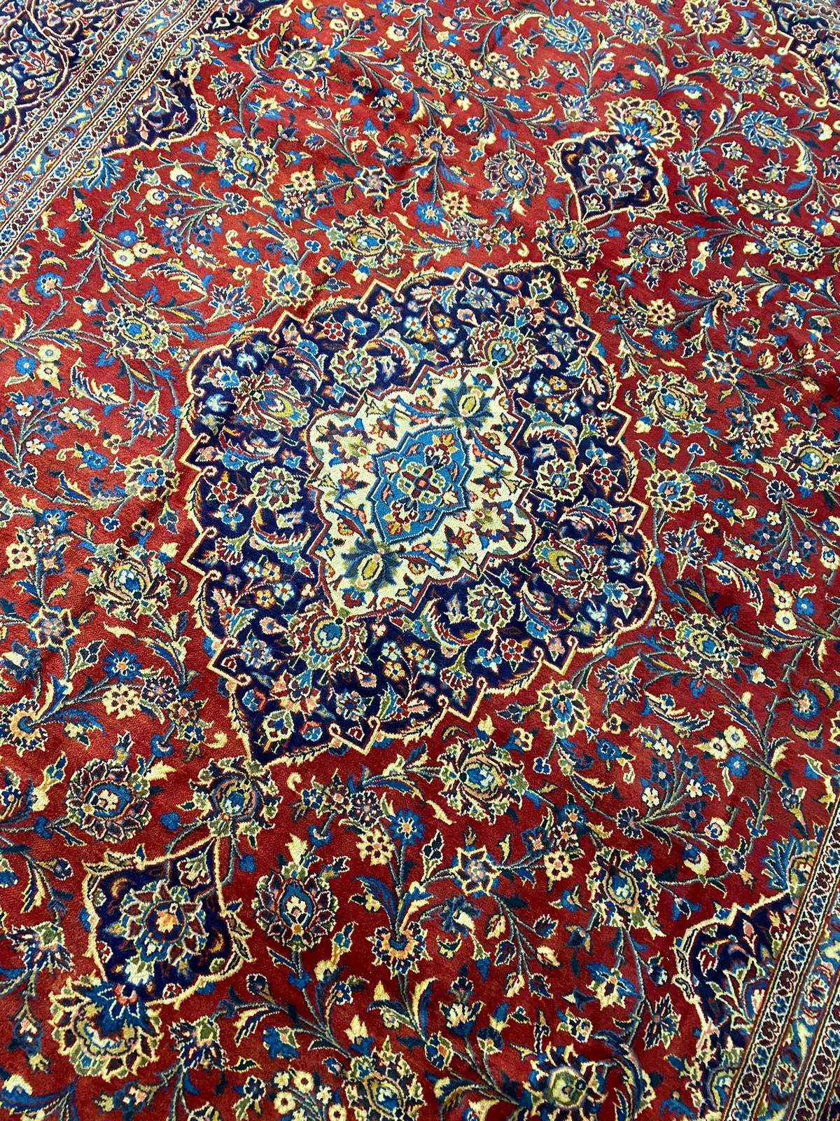9.10 x 13.5 Classic Traditional Perrsian Kashaan Rug #F-6900