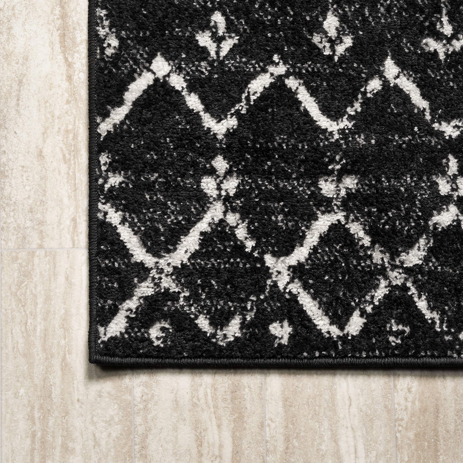 JONATHAN Y MOH101D-210 Moroccan Hype Boho Vintage Diamond Indoor Area-Rug Boh…