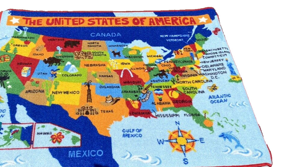 United States of America My Country Children’s Rug – 40 inch x 50 inch