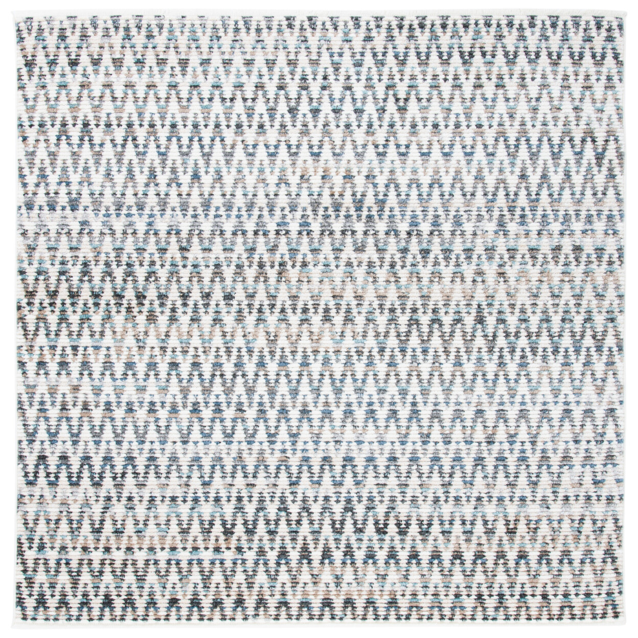 SAFAVIEH Sedona Collection SED877A Ivory / Dark Grey Rug