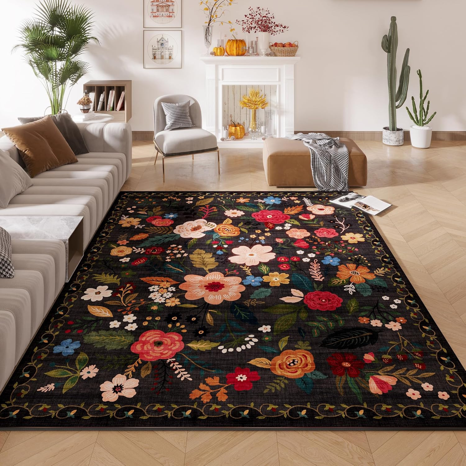 Runner Rug for Hallways Kitchen Rug Non Slip 2’X 6′ Washable Rugs with Rubber Ba