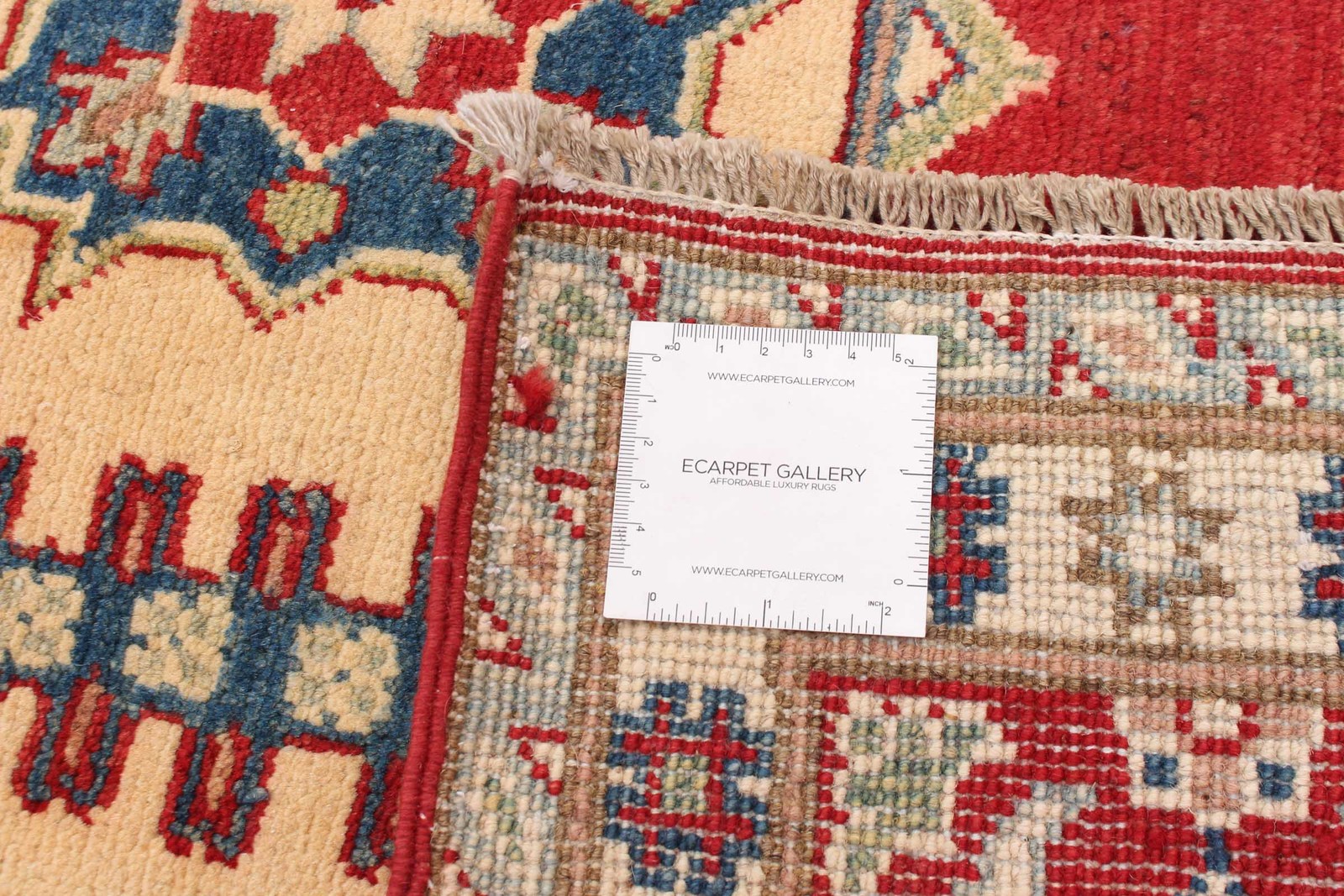 Traditional Hand-Knotted Geometric Area Rug 6’7″ x 9’8″ Oriental Wool Carpet