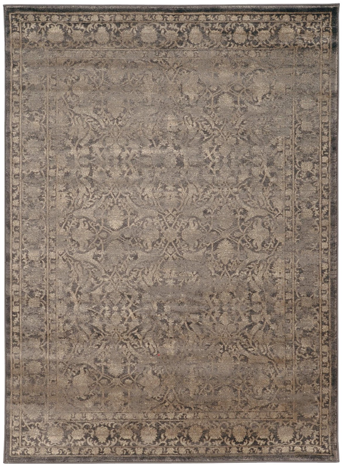Radici USA Colosseo Traditional Distressed Brown Rectangular Polypropylene Ar…