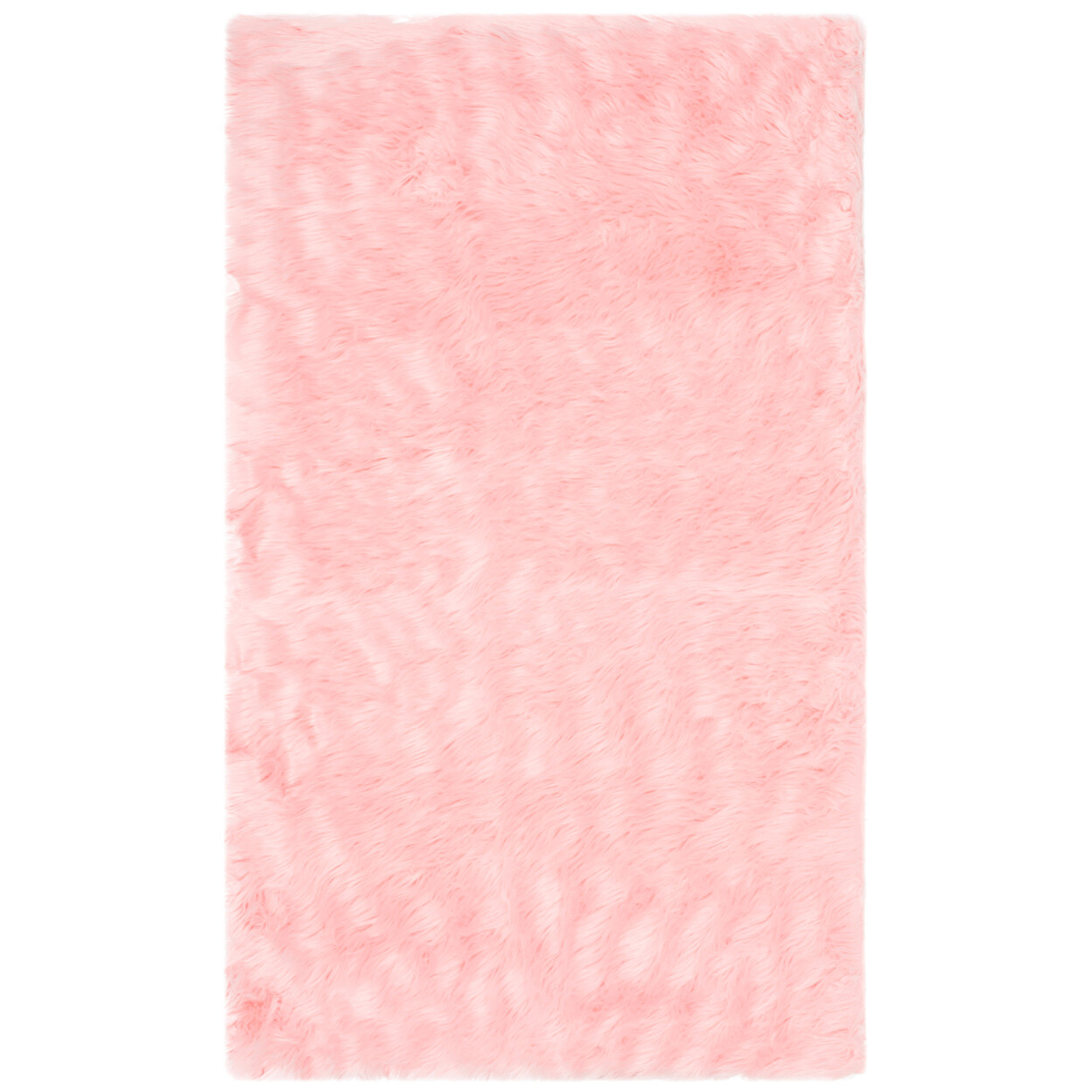 SAFAVIEH Faux Sheep Skin Collection FSS235G Pink Rug