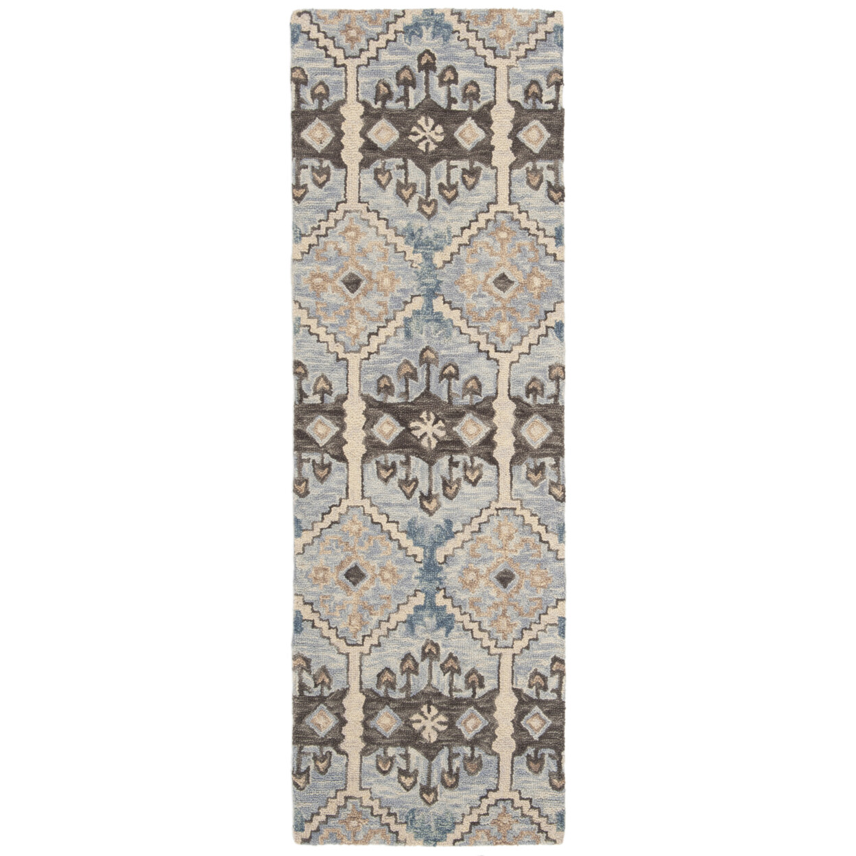 SAFAVIEH Aspen APN512M Handmade Light Blue / Cream Rug