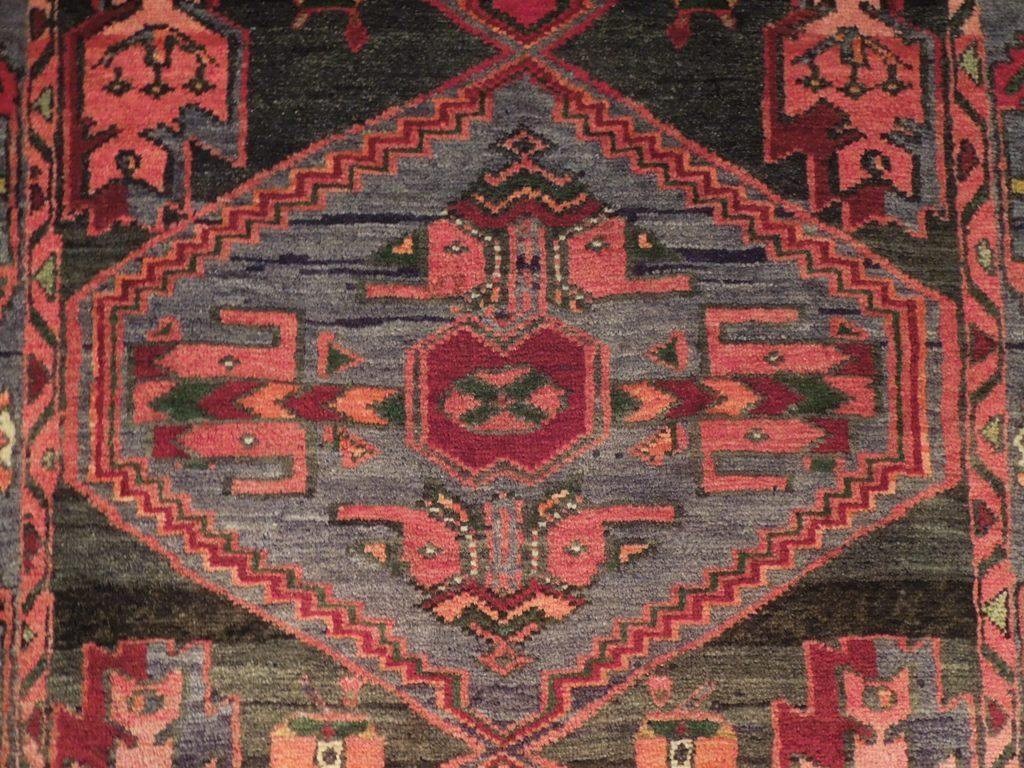 4 x 8 Multi-Color Semi Antique Perrsian Hamadan Rug 71299