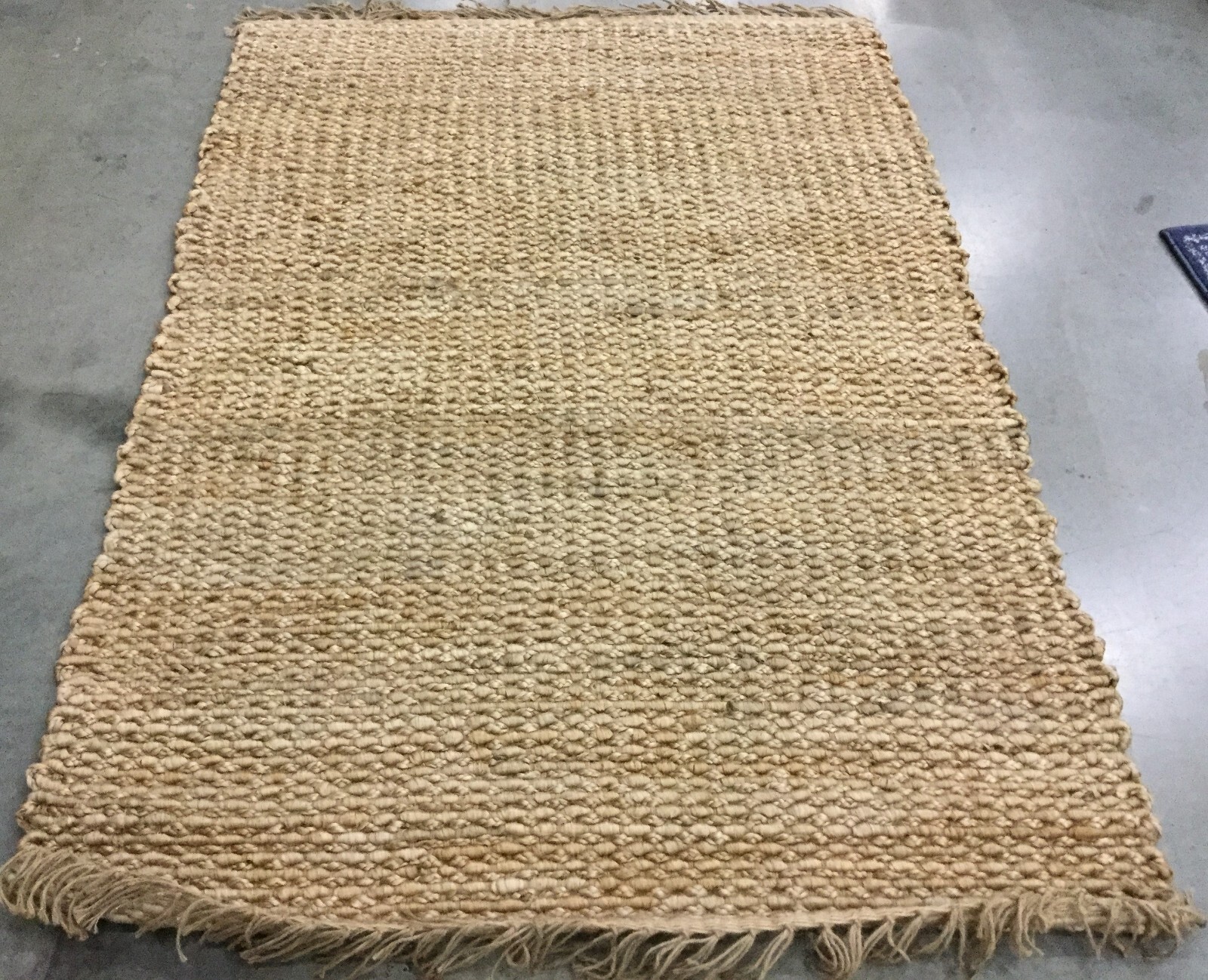 NATURAL 4′ X 6′ Slightly Stained Rug, Reduced Price 1172653680 NF466A-4