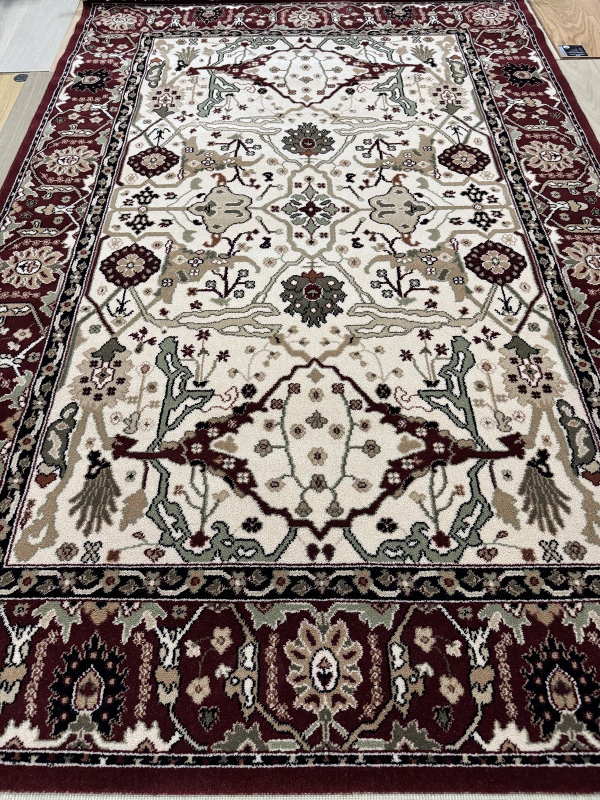 Karastan Palazzo Collection-Tuscan Hills 5’2×7’10 100% Wool area rug ::NEW::