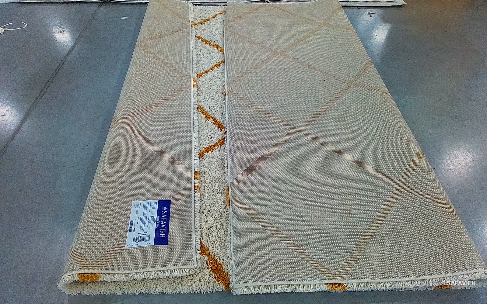 IVORY / GOLD 8′-0″ x 10′-0″ Flaw in Rug, Reduced Price 1172784924 SGH281E-8