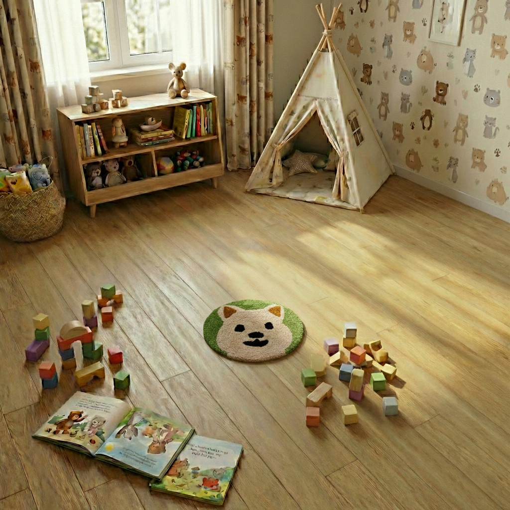 Small Round Rug 16″ – Cute Cartoon Accent Rug for Kids Room, Different Patterns