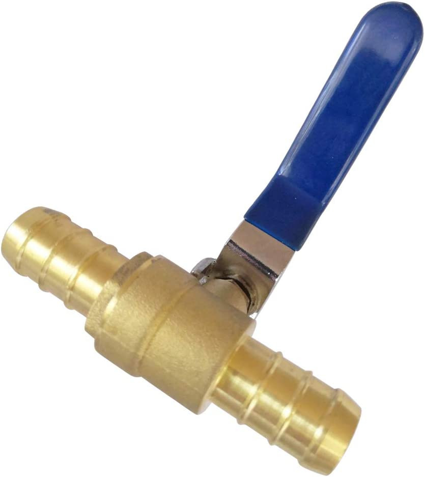 5/8 Inch Inch Heater Hose Shut off Valve 16Mm OD Brass Ball Valve 90 Degree Turn