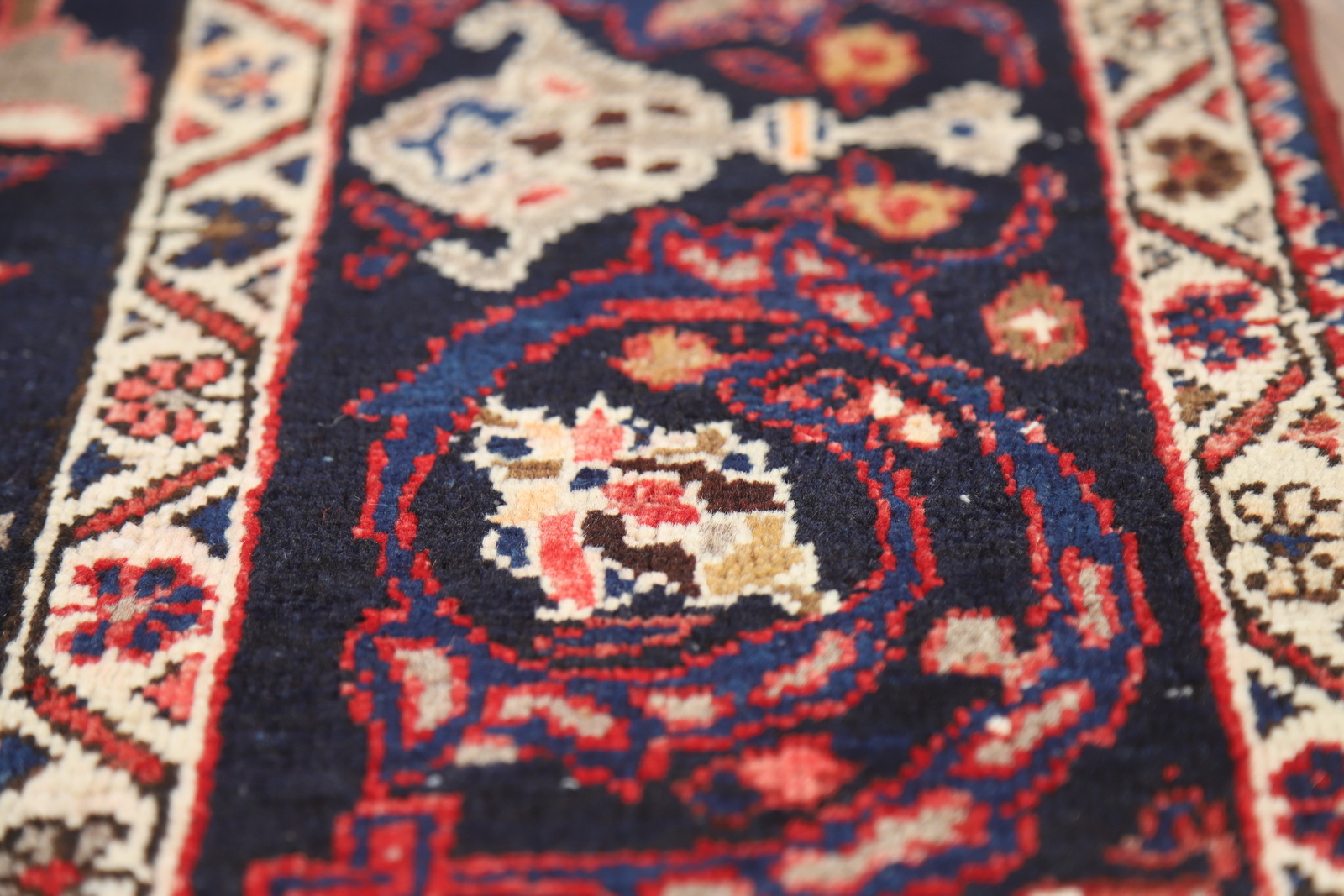 Traditional Floral Wool Hand-knotted Bakhtiari Area Rug Living Room Carpet 7×11