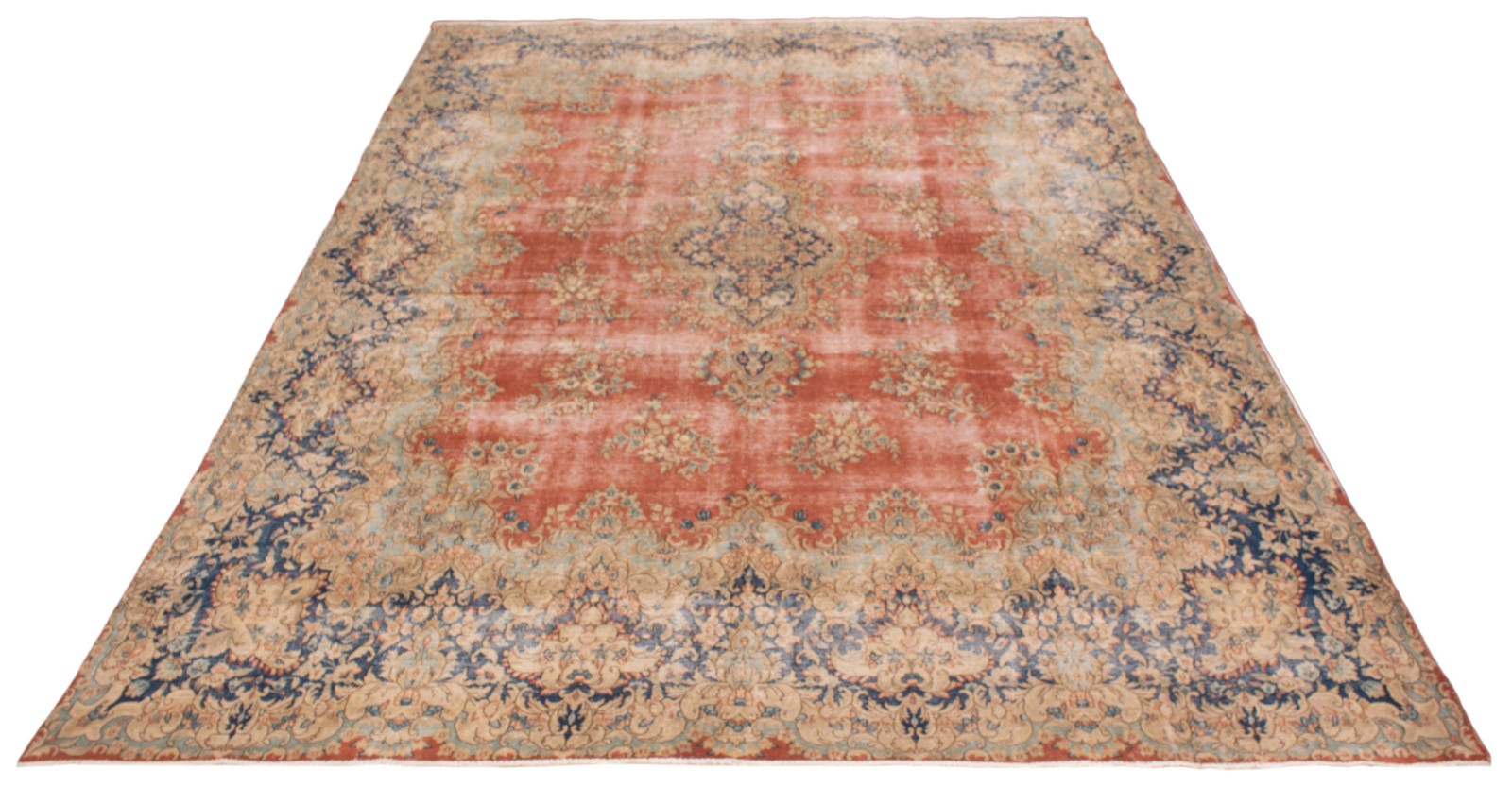 Traditional Vintage Hand-Knotted Area Rug 9’10” x 13’4″ Oriental Wool Carpet