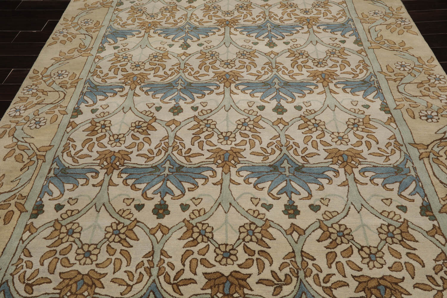 LoomBloom William Morris Arts & Crafts Multi-size Handmade 100% Wool Area Rug