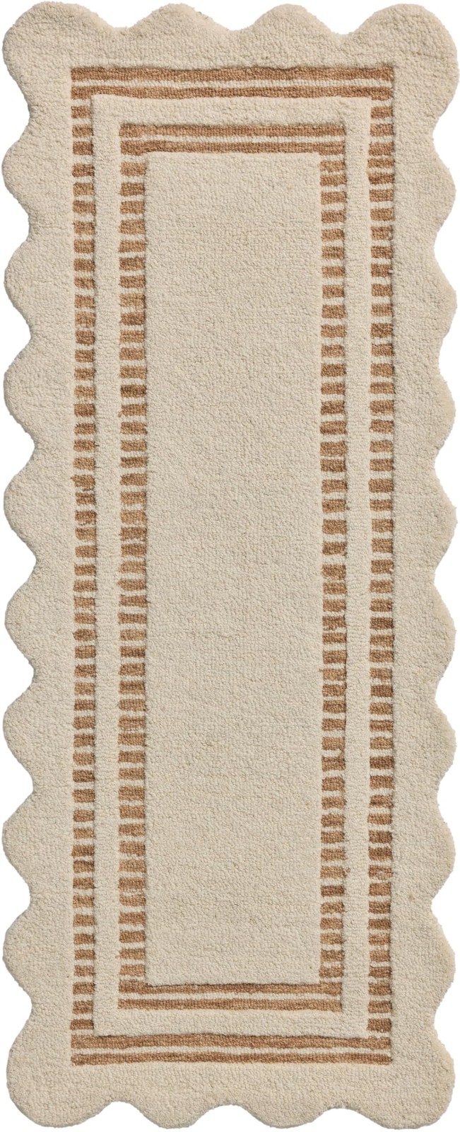 Chris Loves Julia Scottie Collection SCO-01 Ivory/Rust 3′-6″ x 5′-6″, .87″ Pi…