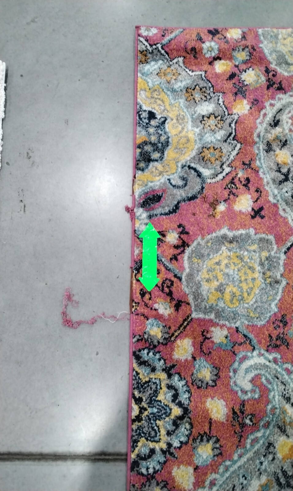 FUCHSIA 5′-3″ X 7′-6″ Damaged Binding Rug, Reduced Price 1172724715 MAD600A-5