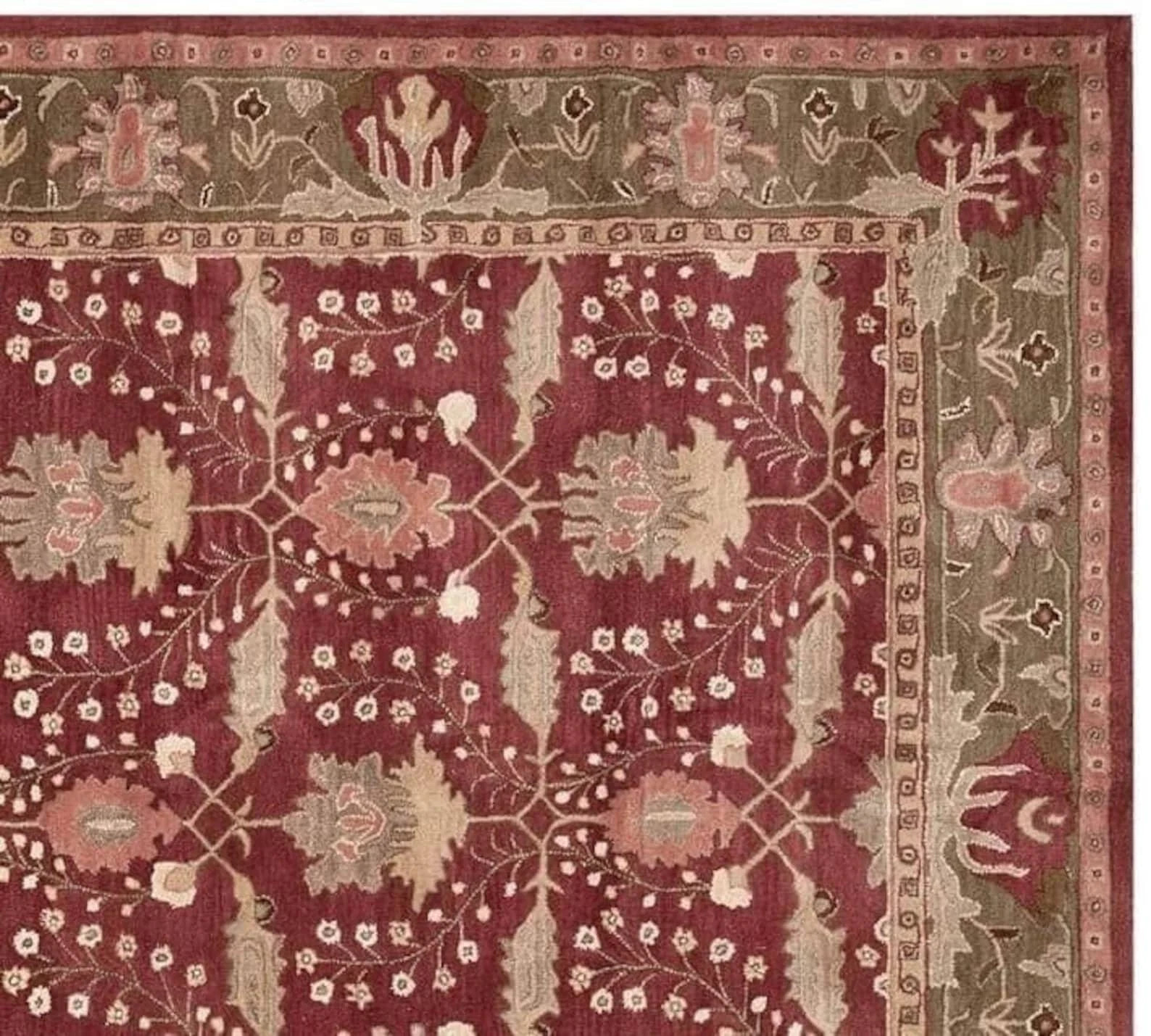 Franklin Traditional Oriental Handmade Hand Tufted 100% Wool Area Rugs Carpets