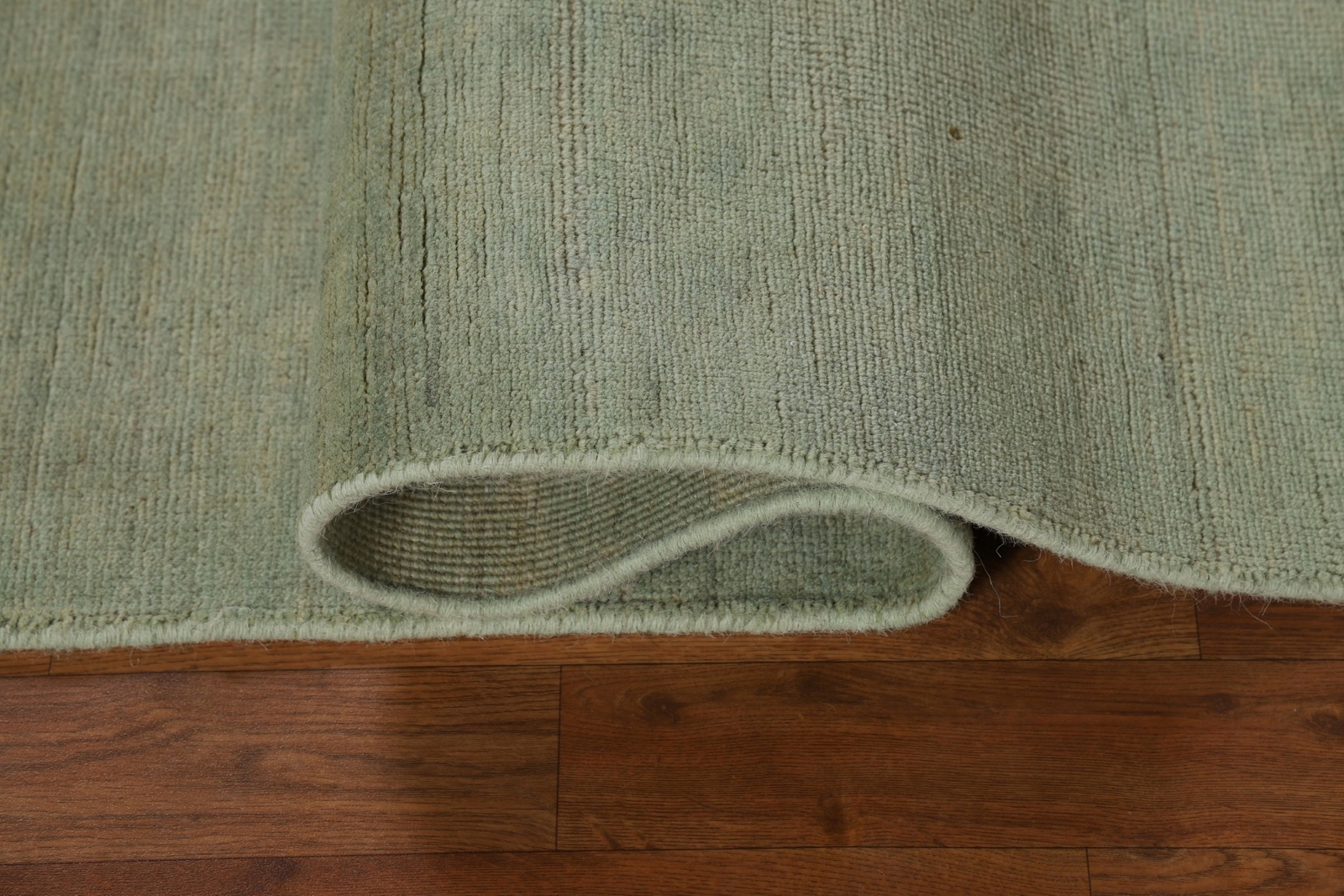 Handmade Gabbeh Solid Design Wool Modern Rug – Green” 4×6 ft