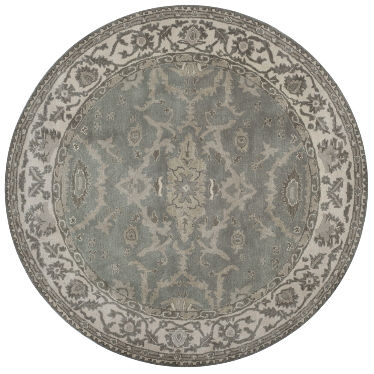 SAFAVIEH Royalty ROY993A Handmade Grey / Cream Rug