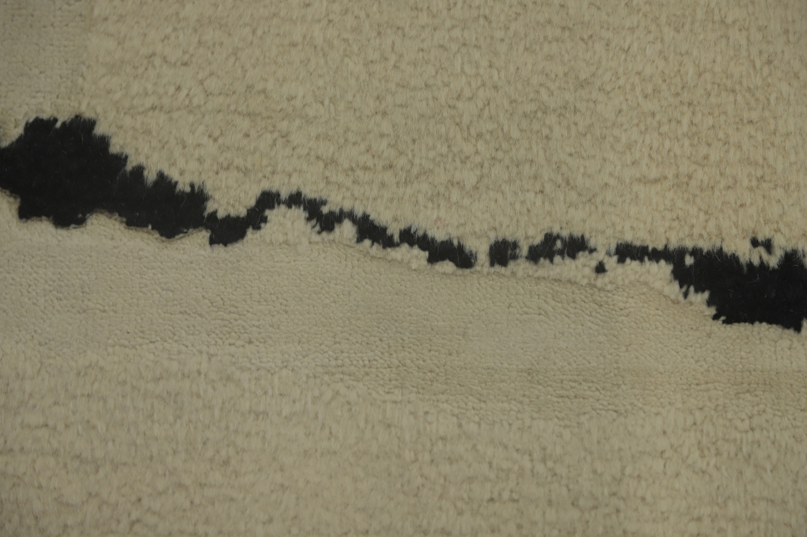 Ivory Modern Gabbe Vegetable Dye Area Rug 8×10 ft hand-knotted Wool Carpet