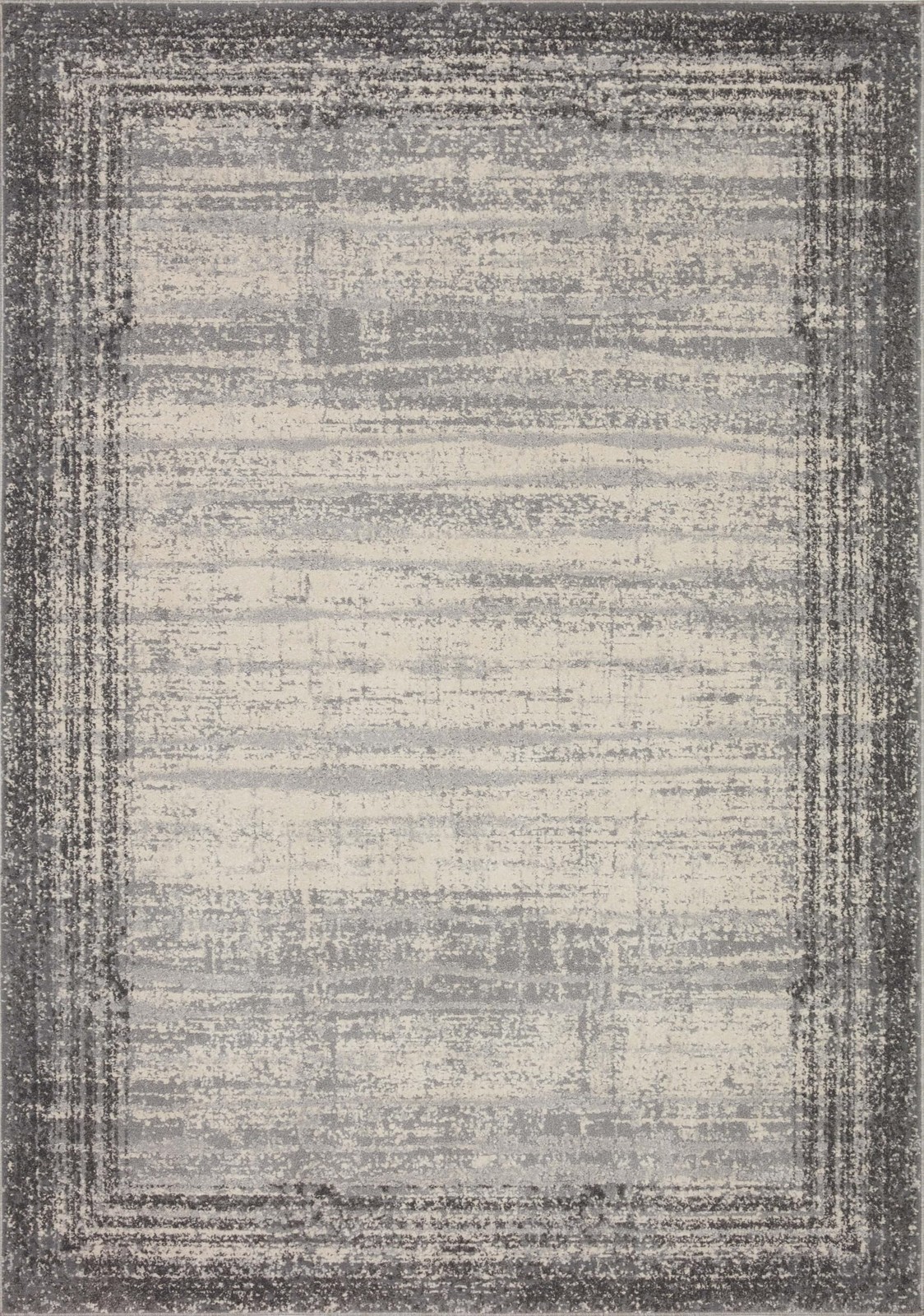 Loloi Austen Collection Aus-02 Pebble/Charcoal 5-3 X 7-7 Area Rug