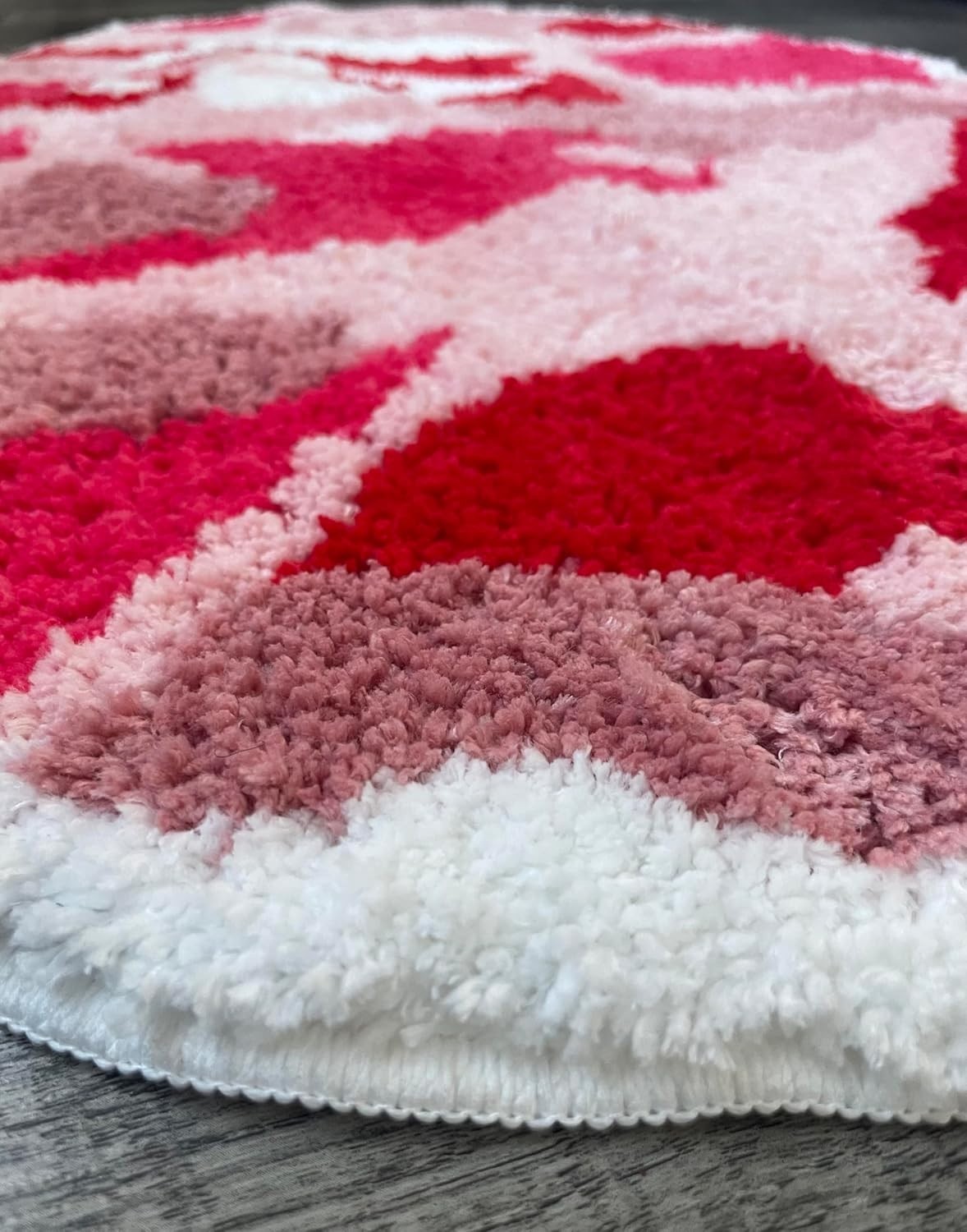 Luxury BAPE Rug with Baby Milo – Handcrafted Camo Pink, Ideal for Living Spaces