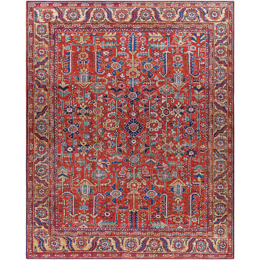 Rawle Red 7 Ft. 6 In. X 9 Ft. 6 In. Area Rug