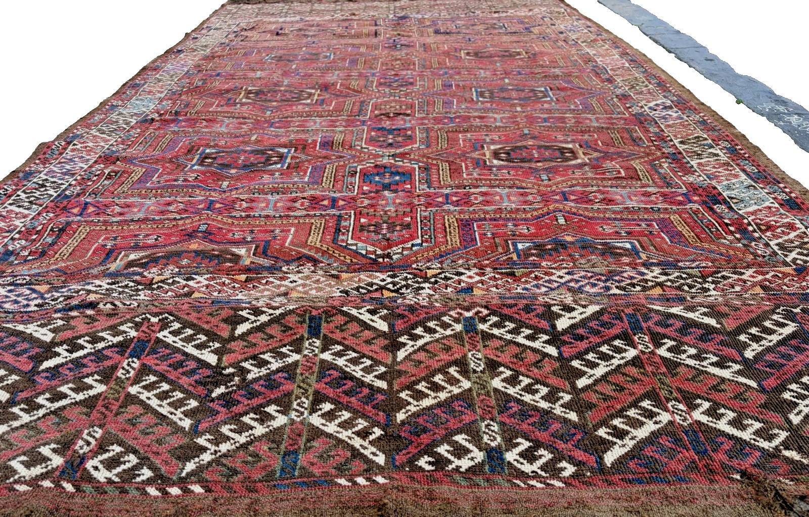 Auth: Ci 1850 Arabatchi Turkmen Main Rug Crivelli Salor Gul 5×10 Masterpiece