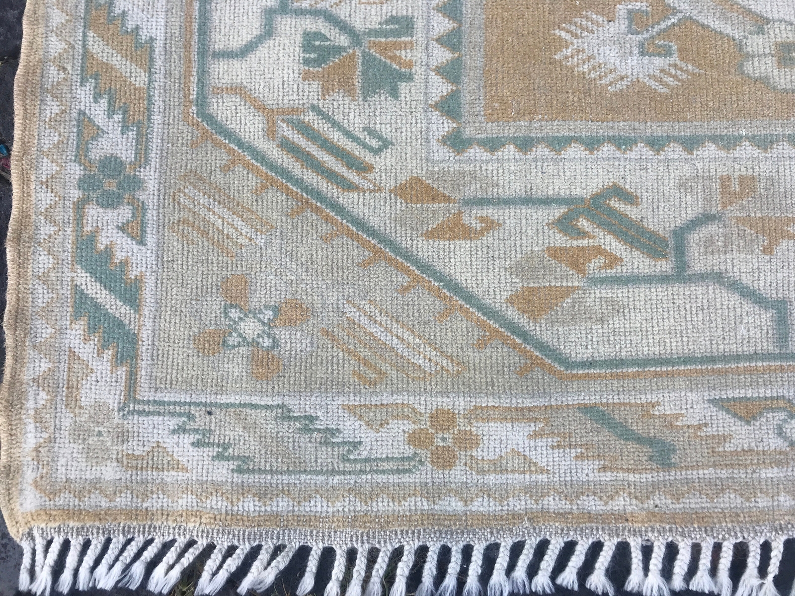Handmade Rug Turkish Area Rug Vintage Rug Oushak Rug Antique Rug Bohemian Rug