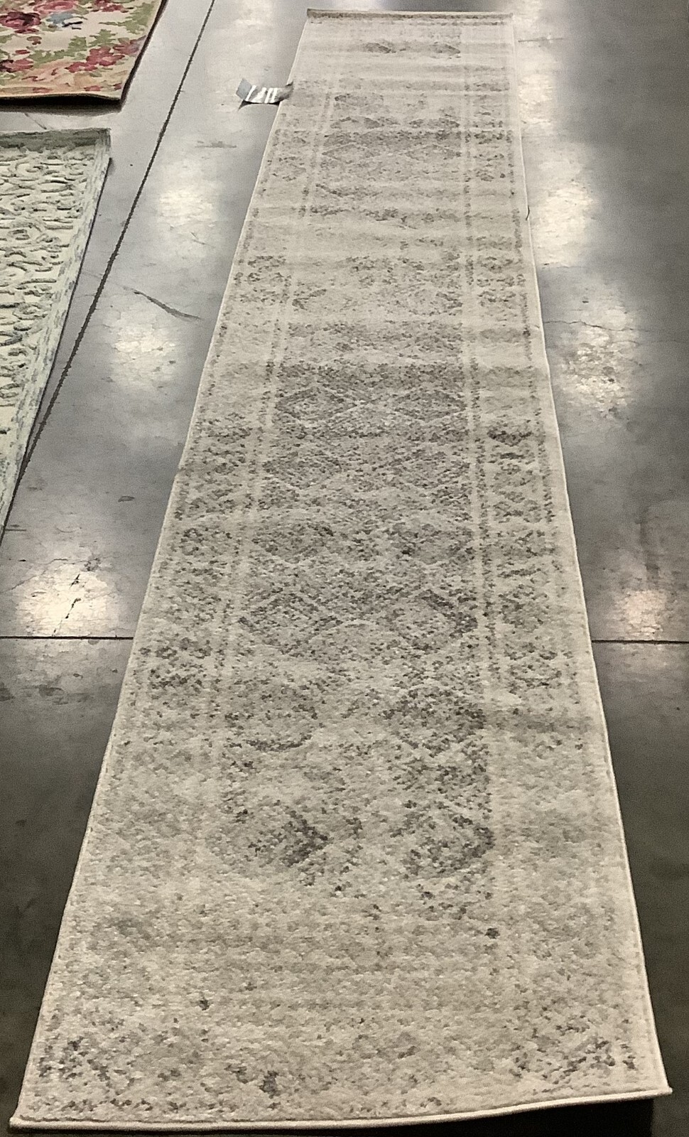 IVORY / GREY 2′-0″ x 13′-0″ Flaw in Rug, Reduced Price 1172675827 TUL264A-213