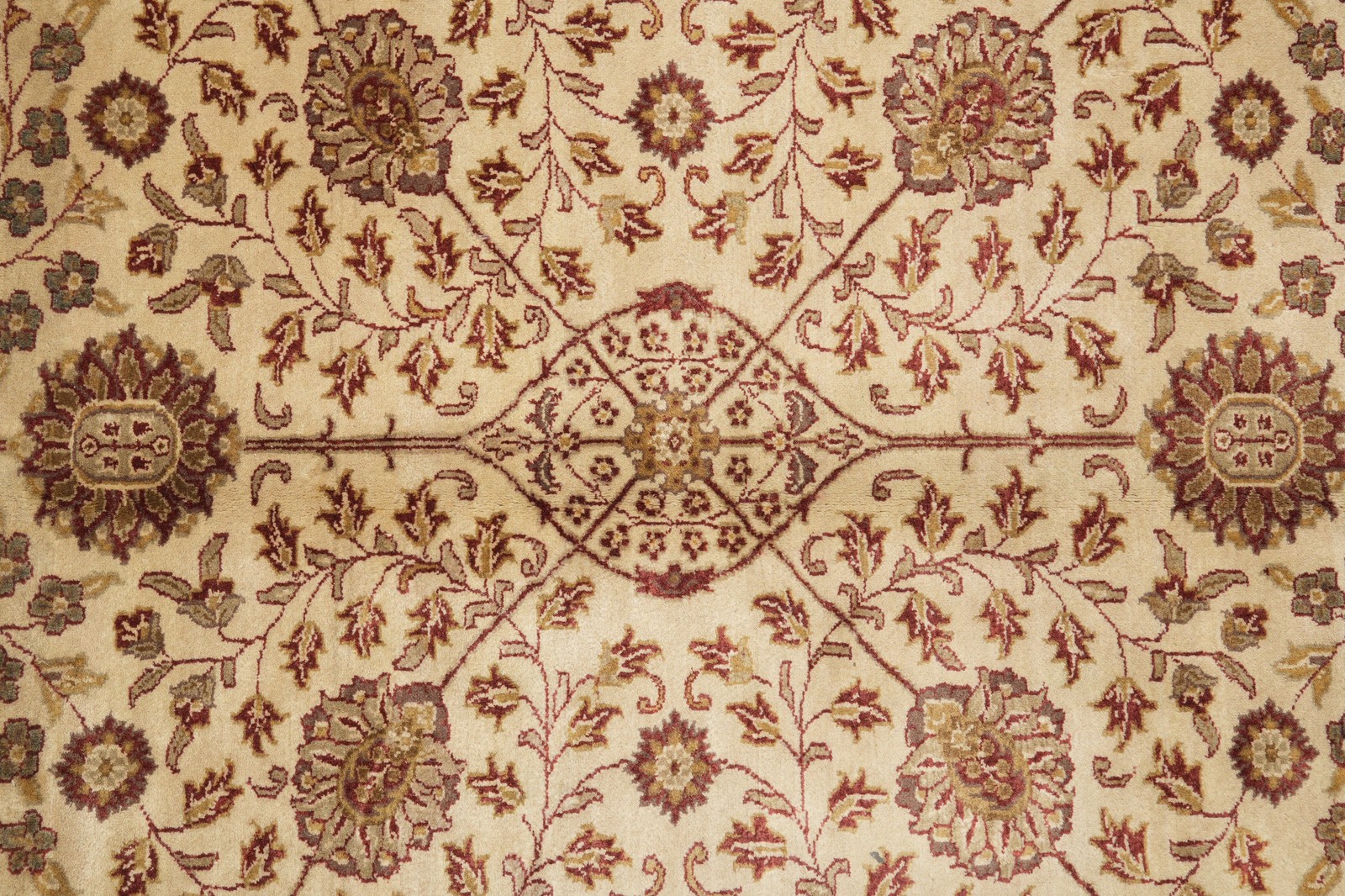 9.1 x 12 Fine Dense Weave 200 KPSI Handmade Rug #F-4285