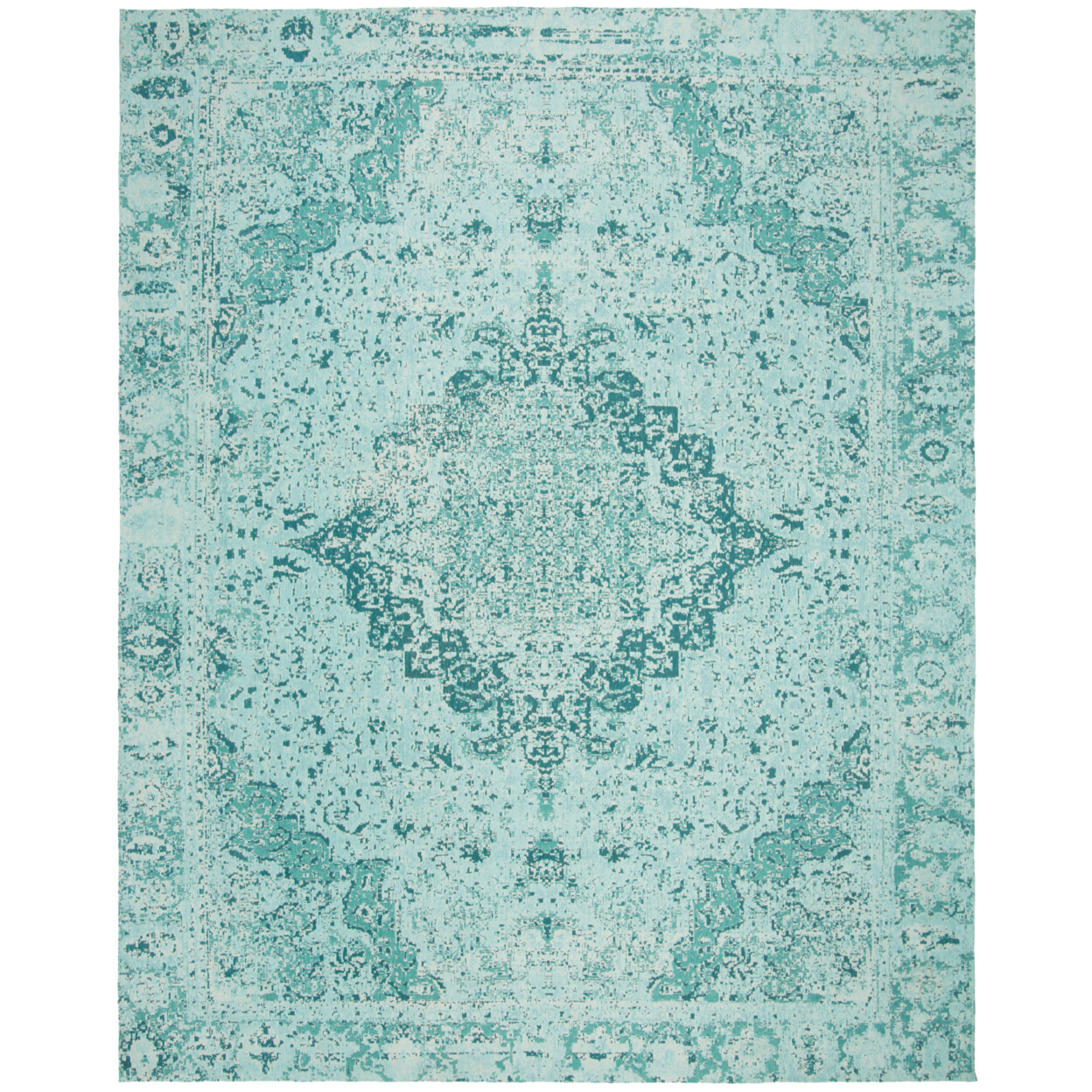 SAFAVIEH Classic Vintage Collection CLV110K Teal Rug