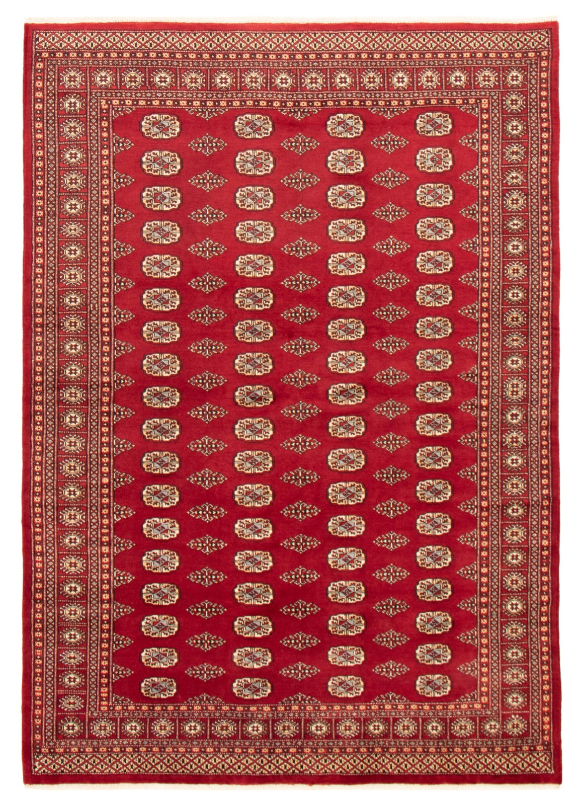 Hand Knotted Area Rug 6’6″ x 9’3″ Traditional Oriental Wool Carpet