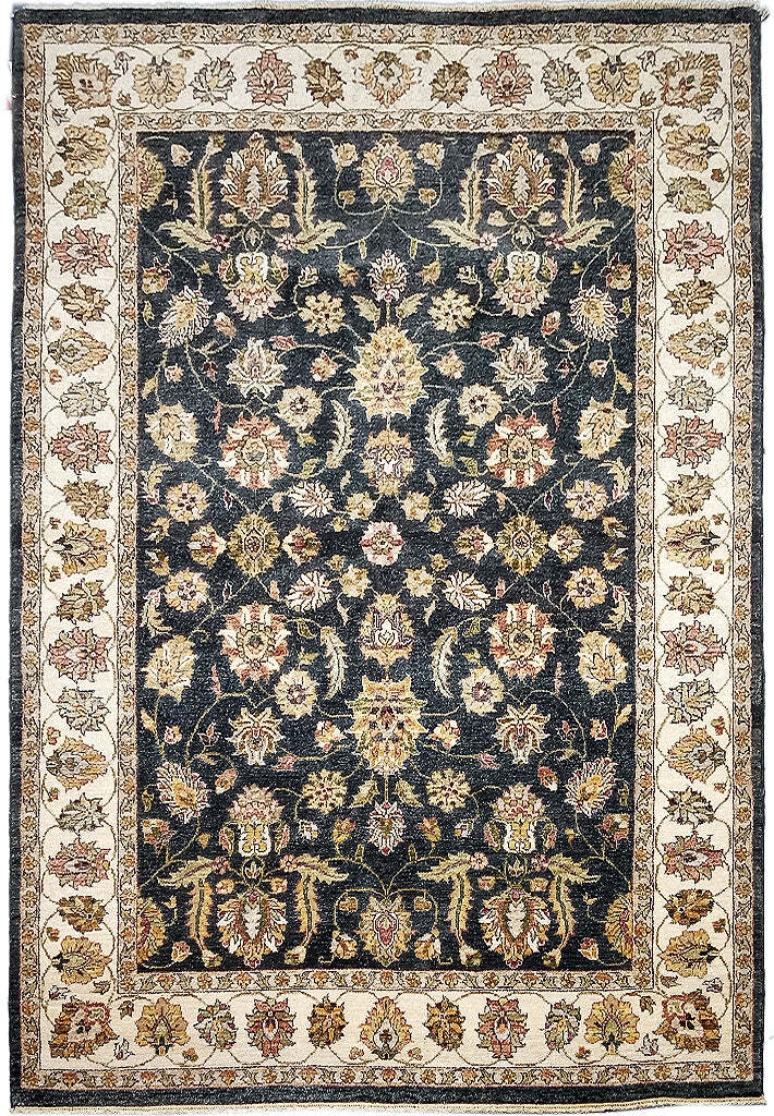 5′ x 8′ Neutral Colors Chobi Ziger Rug #5371