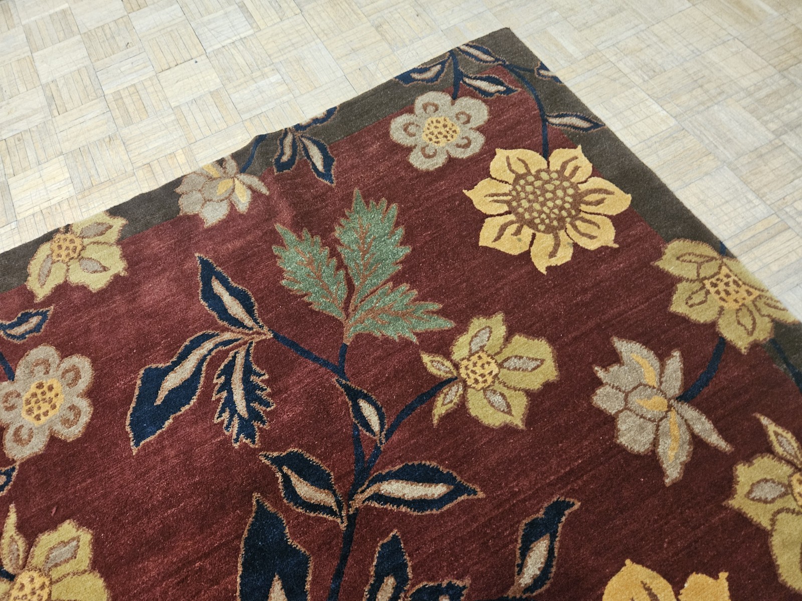 9×12 GENUINE TUFENKIAN TIBETAN HAND WOVEN 100% WOOL RUG