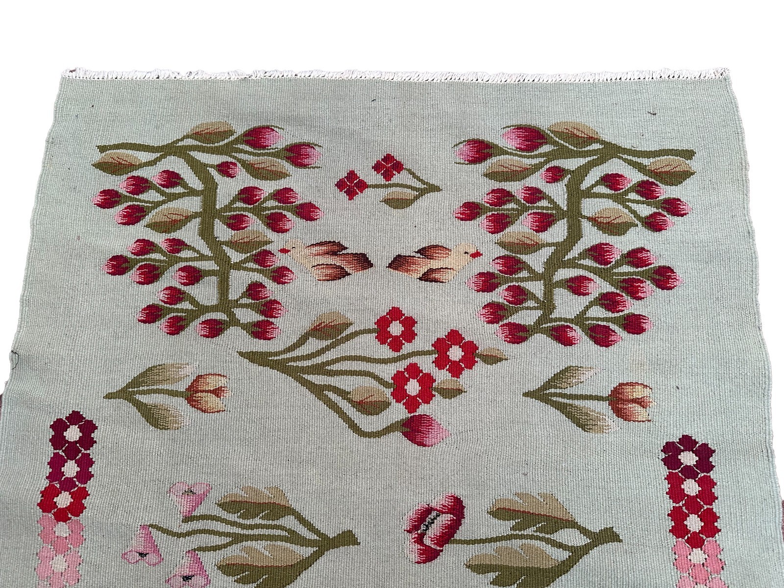 3X5 Vintage Bessarabian Kelim Rug Mid 20th Century 76cm x 147cm
