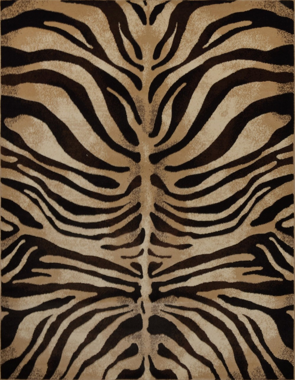Modern Zebra Stripes Area Rug 5×7 Animal Skin Print Carpet- Actual 5′ 2″x7′ 2″