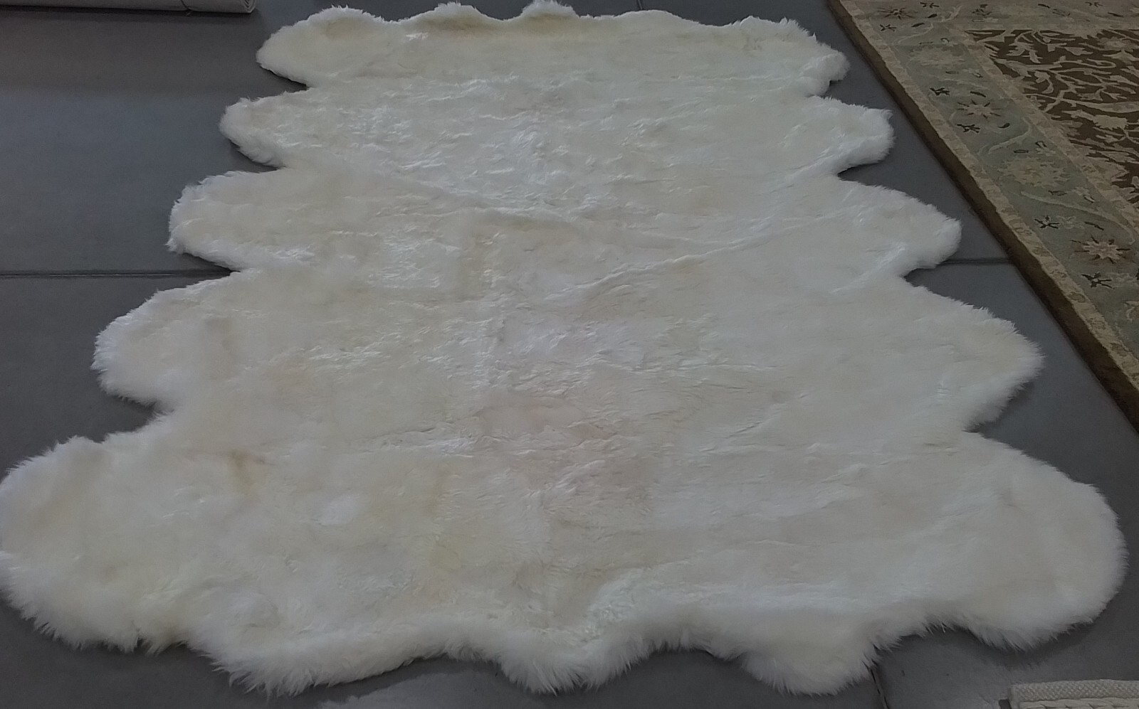 NATURAL / WHITE 6′-0″ x 9′-0″ Flaw in Rug, Reduced Price 1172766893 SHS211A-6