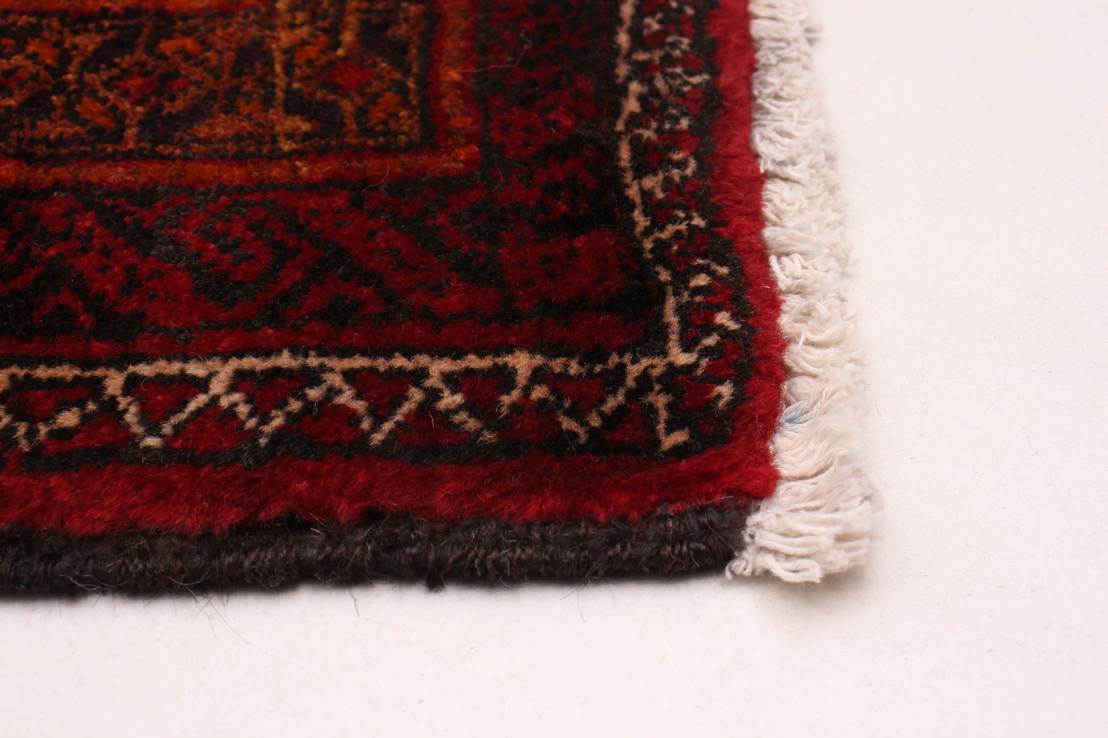 Vintage Hand-Knotted Area Rug 3’6″ x 6’9″ Traditional Wool Carpet