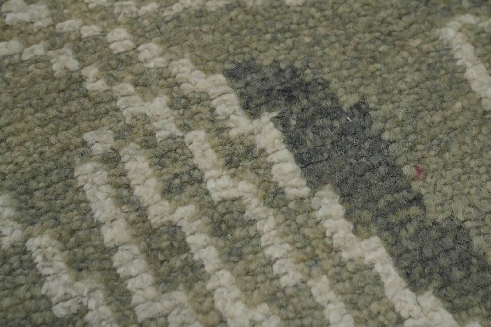 Abstract Modern Wool Living Room Area Rug 5×8 ft Hand-knotted