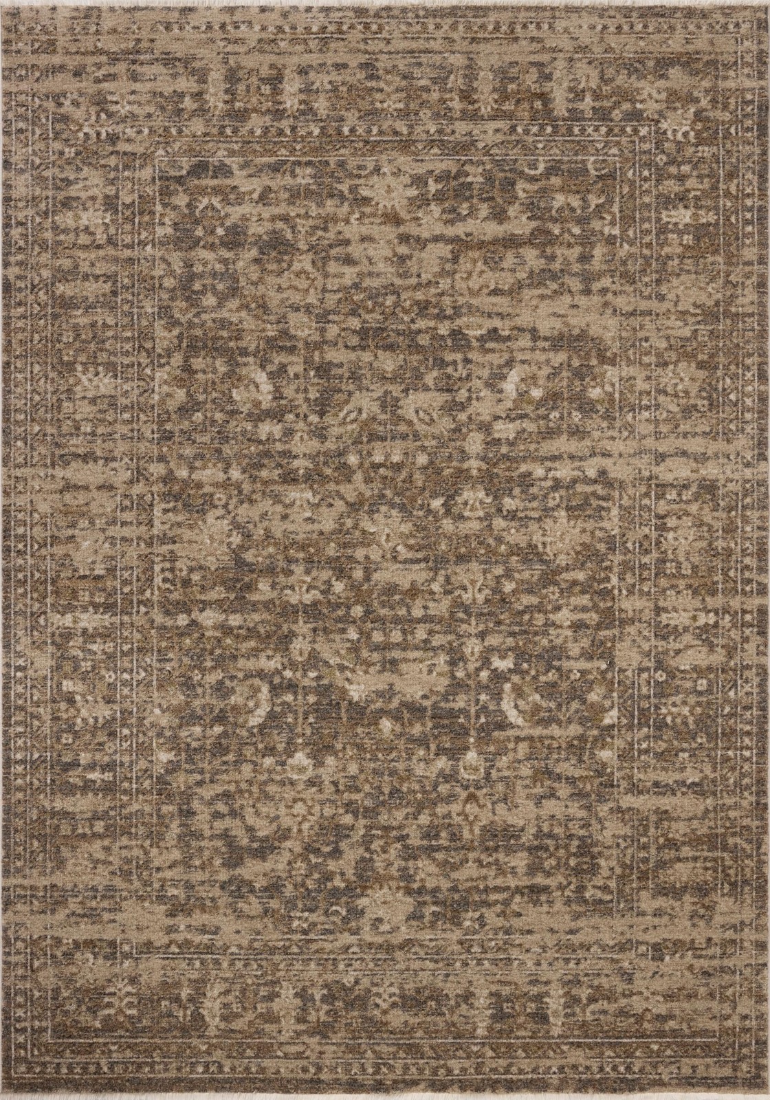 Loloi Haywood Collection Hyd-01 Granite/Natural 3-6 X 5-7 Accent Rug