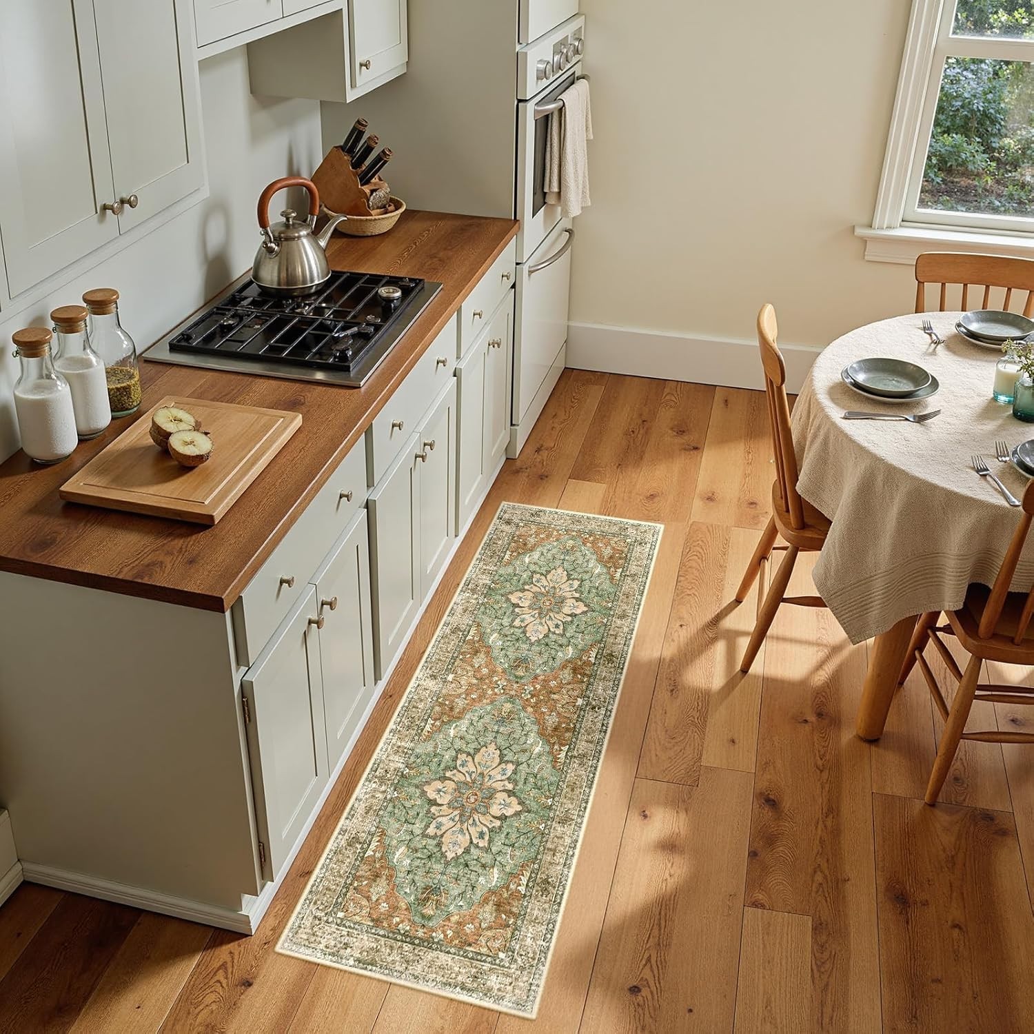 Area Rugs 2’x6′ Runner Rug Non Slip Washable for Kitchen Hallway Bedroom Besi…