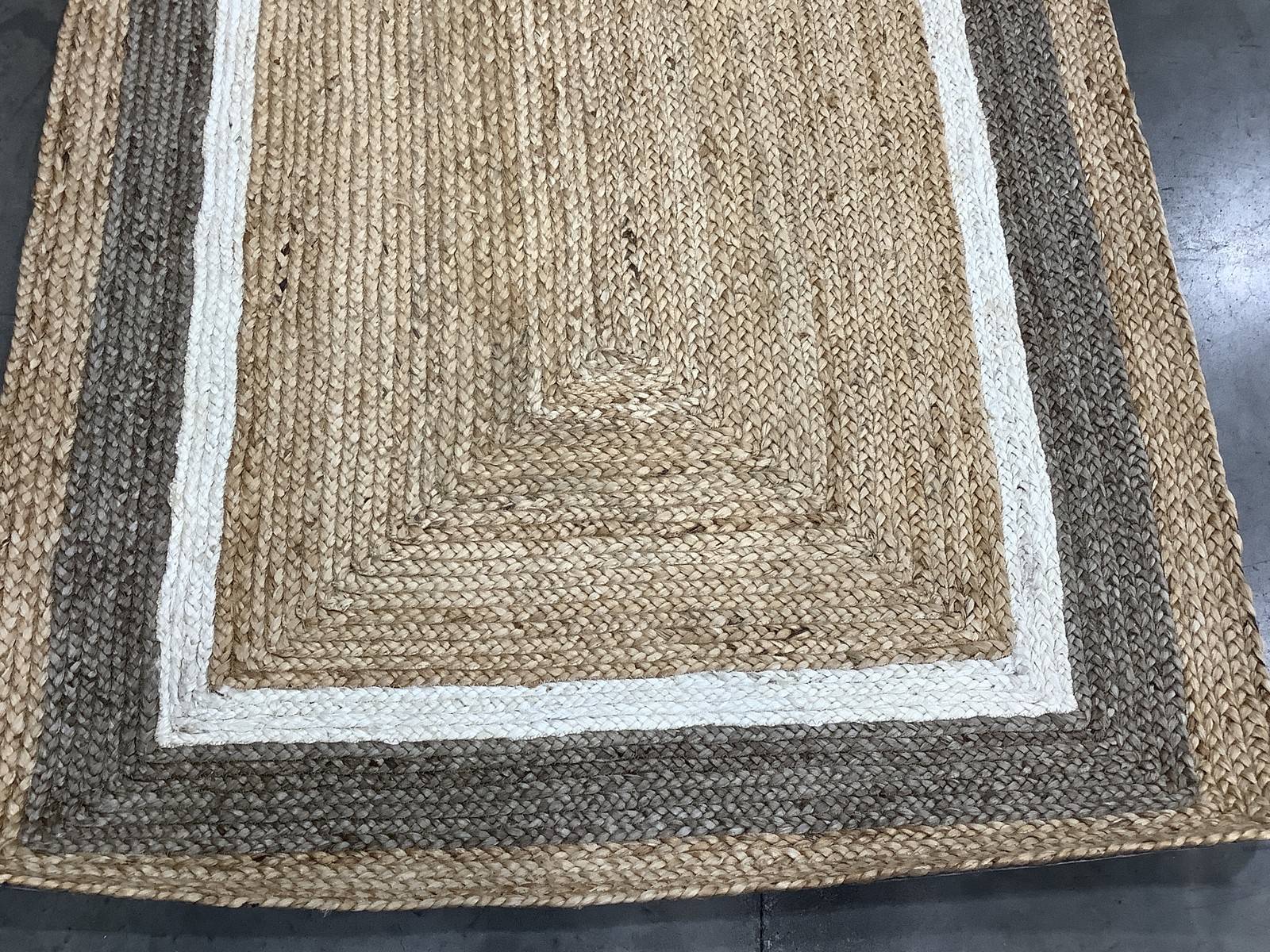 NATURAL / GREY/IVORY 4′-0″ x 6′-0″ Stained Rug Reduced Price 1172684287 NF883B-4