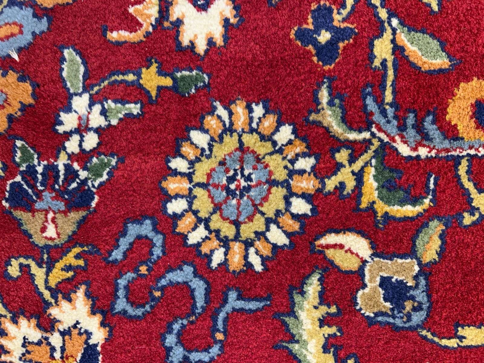 7’11″x9’7″ Hand-Knotted 100% Wool Pile Qume Rug
