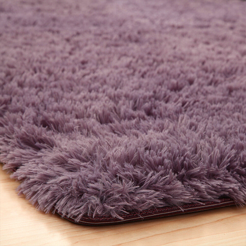 Fluffy Shaggy Area Rugs Anti-Skid Living Room Bedroom Rug Soft Floor Mat Carpet
